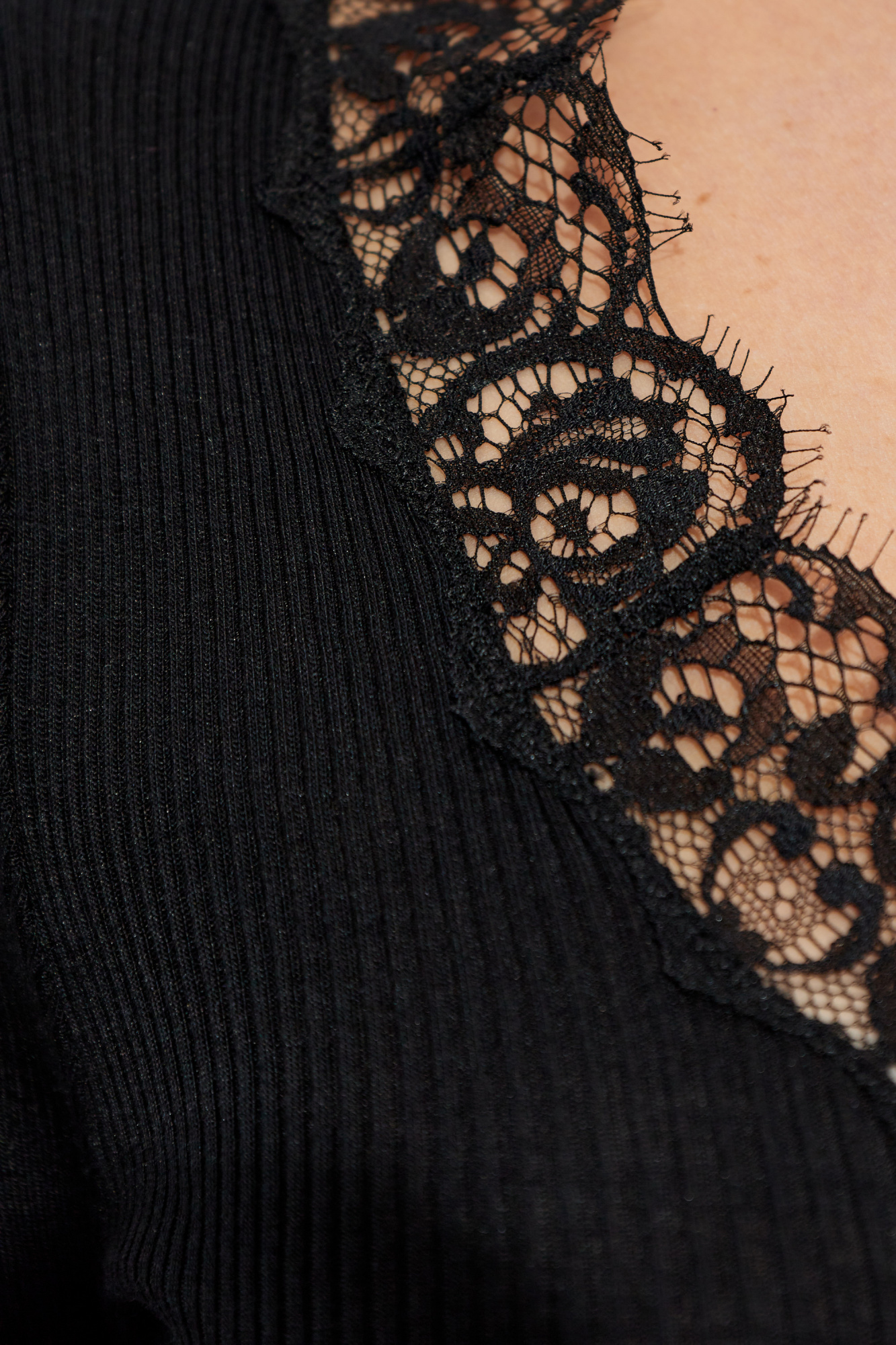 Women's Clothing | Saint Laurent Top with lace trim